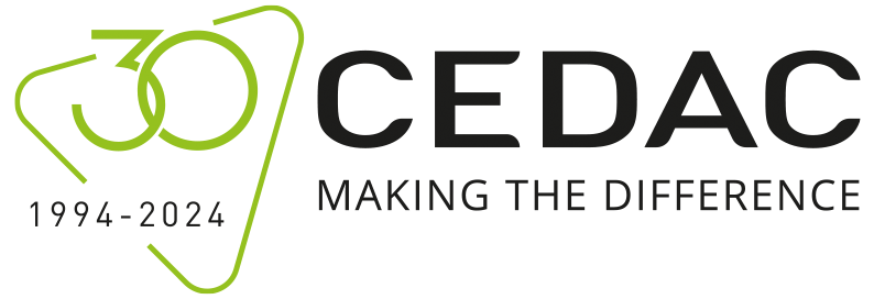 Logo Cedac holding 30 anniversario