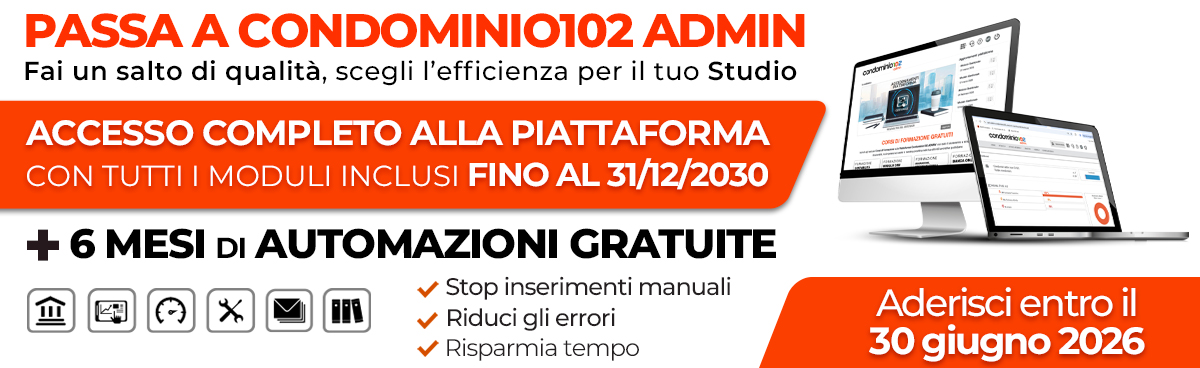 promozione 2026 piattaforma condominio102 servizi per condomini e amministratori